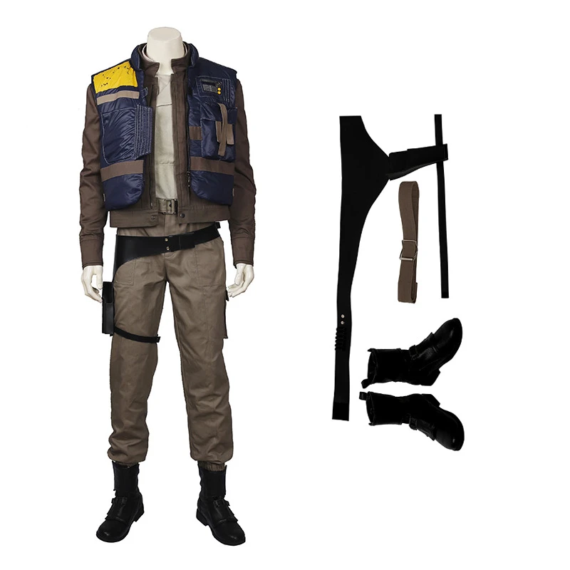 Rogue One A Star Wars Story Cassian Andor Halloween Cosplay Costume Full Suit 1 Rogue One A Star Wars Story Cassian Andor Halloween Cosplay Costume Full Suit