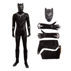 The Avengers Captain America Civil War Black Panther Cosplay Costume Deluxe Outfit