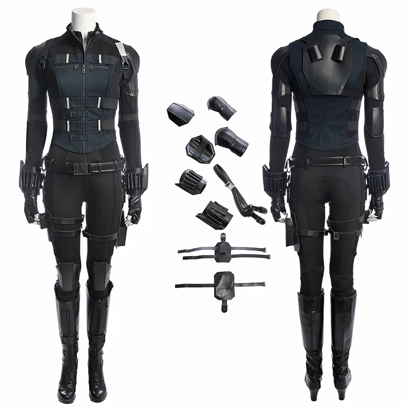 Black Widow Costumes Avengers Infinity War Cosplay Costume 1 Black Widow Costumes Avengers Infinity War Cosplay Costume