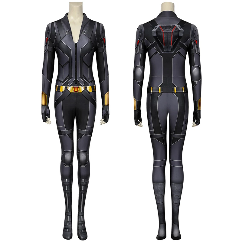 Natasha Romanoff Black Jumpsuit 2020 Movie Black Widow Cosplay Costume 1 Natasha Romanoff Black Jumpsuit 2020 Movie Black Widow Cosplay Costume