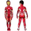 Iron Man Jumpsuit The Avengers Tony Stark Cosplay Costume For Kids
