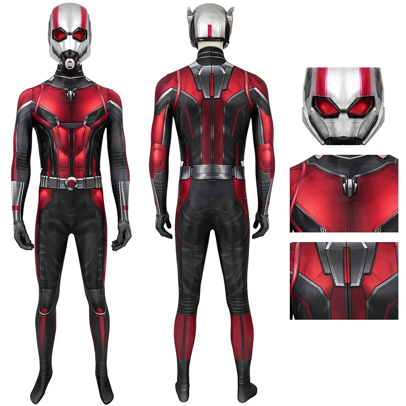 Ant-Man And The Wasp Scott Lang Cosplay Costume Ant Man Jumpsuit 1 Ant-Man And The Wasp Scott Lang Cosplay Costume Ant Man Jumpsuit