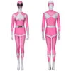 Pink Ranger Costume Mighty Morphin Power Rangers Cosplay Suit