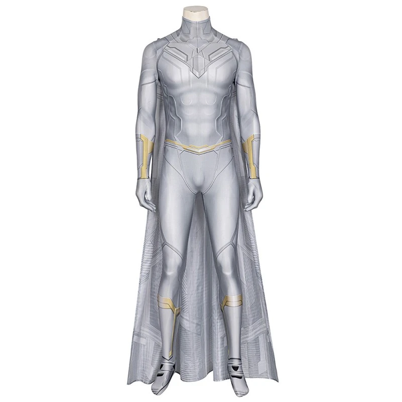 White Vision Costume 2021 WandaVision Jumpsuit New Wanda Maximoff Scarlet Witch Suit 1 White Vision Costume 2021 WandaVision Jumpsuit New Wanda Maximoff Scarlet Witch Suit