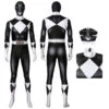 Adult Power Rangers Jumpsuit Mighty Morphin Power Rangers Cosplay Costume