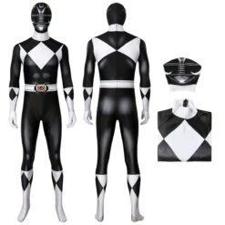 Adult Power Rangers Jumpsuit Mighty Morphin Power Rangers Cosplay Costume