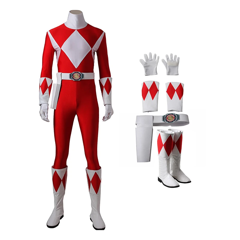 Geki Tyranno Ranger Costume Red Mighty Morphin' Power Rangers Cosplay Costumes 1 Geki Tyranno Ranger Costume Red Mighty Morphin' Power Rangers Cosplay Costumes
