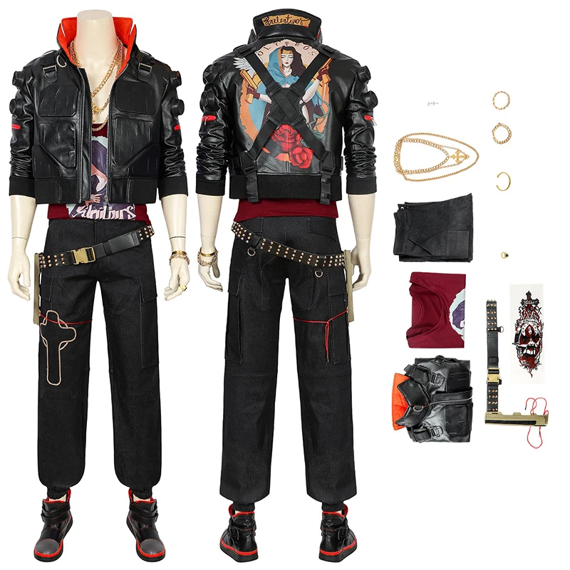 Jackie Welles Costume Cyberpunk 2077 Cosplay Suit 1 Jackie Welles Costume Cyberpunk 2077 Cosplay Suit