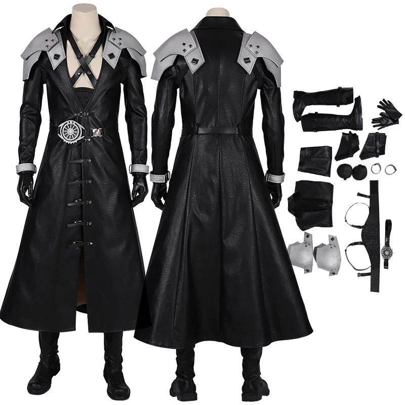Final Fantasy VII Remake Sephiroth Cosplay Costume Suit 1 Final Fantasy VII Remake Sephiroth Cosplay Costume Suit