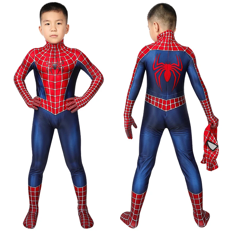 Kids Spider Man Tobey Maguire Cosplay Costume Edition Spiderman Jumpsuit 1 Kids Spider Man Tobey Maguire Cosplay Costume Edition Spiderman Jumpsuit