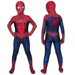 Spider Man Jumpsuit Tobey Maguire Cosplay Costume For Kids