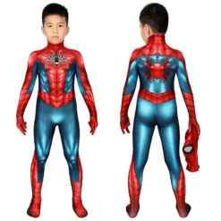 Spider-Armor MK IV Cosplay Costume Spiderman Jumpsuit For Kids