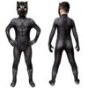 Black Panther Cosplay Costume T'Challa Jumpsuit For Kids