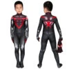 Spider Man Miles Morales Cosplay Costume Spiderman Jumpsuit For Kids