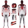 Spider-Man TRACK Suit White Spiderman Miles Morales Cosplay Costume
