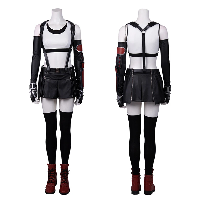Tifa Costume Final Fantasy VII Remake Cosplay Costume Full Set 1 Tifa Costume Final Fantasy VII Remake Cosplay Costume Full Set
