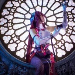 Rosaria Costume Genshin Impact Cosplay Suit -Cosplay Clothing Store 001 800x800 1
