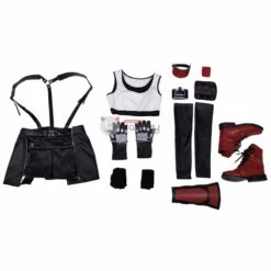Tifa Costume Final Fantasy VII Remake Cosplay Costume Full Set 29 Tifa Costume Final Fantasy VII Remake Cosplay Costume Full Set -Cosplay Clothing Store 014 800x800 4