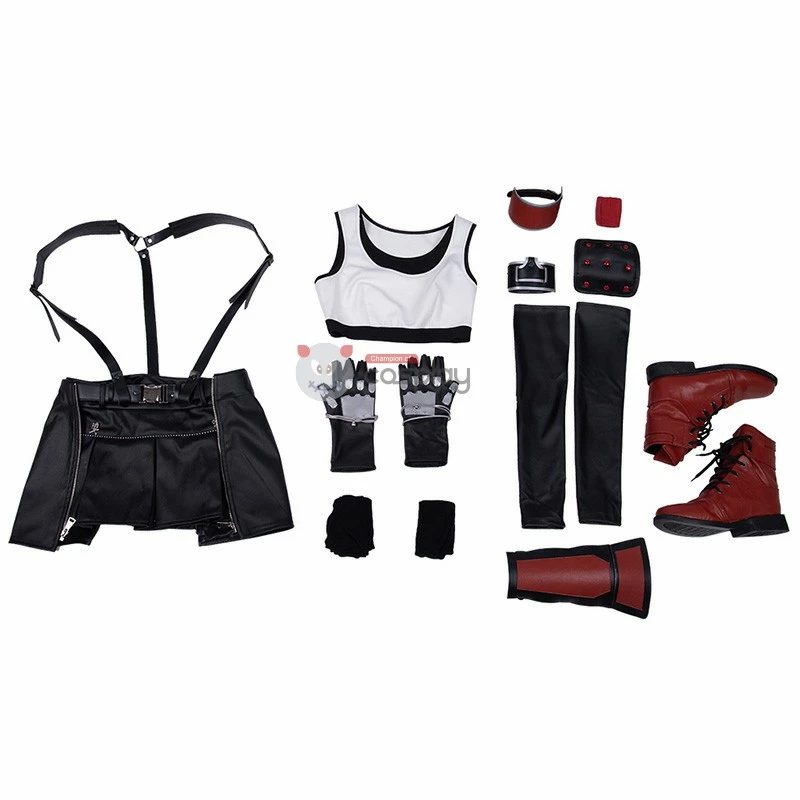 Tifa Costume Final Fantasy VII Remake Cosplay Costume Full Set 15 Tifa Costume Final Fantasy VII Remake Cosplay Costume Full Set - Image 15