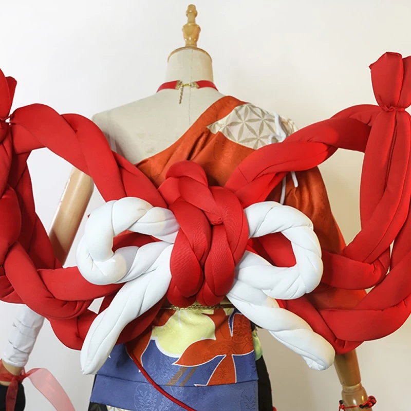 Genshin Impact Yoimiya Cosplay Costume Deluxe Version Full Set 14 Genshin Impact Yoimiya Cosplay Costume Deluxe Version Full Set - Image 14