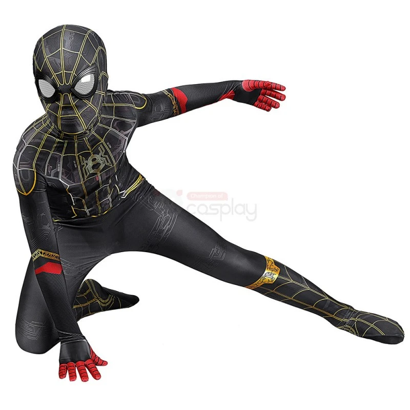 Spider-Man 3 No Way Home Peter Parker Cosplay Costume For Kids 2 Spider-Man 3 No Way Home Peter Parker Cosplay Costume For Kids - Image 2