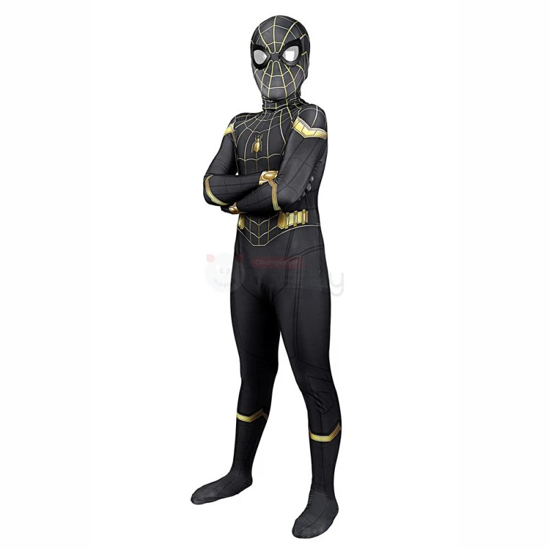Spiderman Peter Parker Costume Spider-Man No Way Home Cosplay Suit For Kids 4 Spiderman Peter Parker Costume Spider-Man No Way Home Cosplay Suit For Kids - Image 4