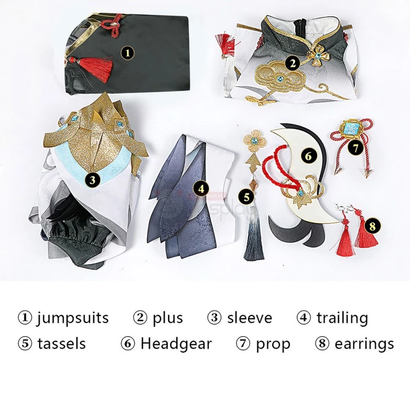 Shenhe Cosplay Costume Genshin Impact Cosplay Suits Improved Version 17 Shenhe Cosplay Costume Genshin Impact Cosplay Suits Improved Version - Image 17