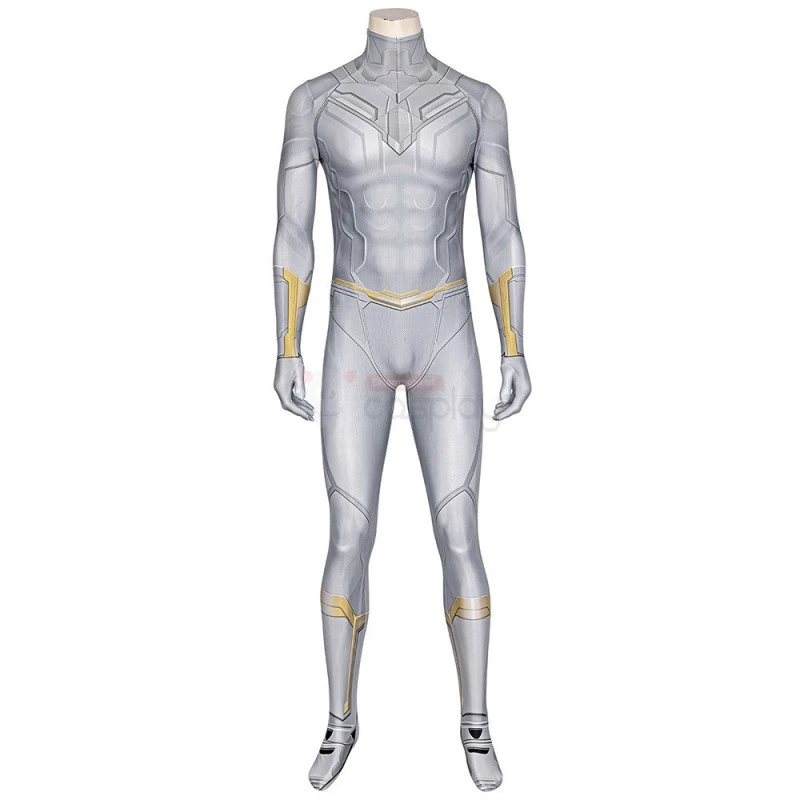 White Vision Costume 2021 WandaVision Jumpsuit New Wanda Maximoff Scarlet Witch Suit 5 White Vision Costume 2021 WandaVision Jumpsuit New Wanda Maximoff Scarlet Witch Suit - Image 5