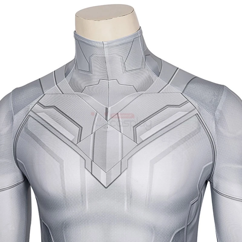 White Vision Costume 2021 WandaVision Jumpsuit New Wanda Maximoff Scarlet Witch Suit 8 White Vision Costume 2021 WandaVision Jumpsuit New Wanda Maximoff Scarlet Witch Suit - Image 8