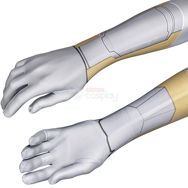 White Vision Costume 2021 WandaVision Jumpsuit New Wanda Maximoff Scarlet Witch Suit 14 White Vision Costume 2021 WandaVision Jumpsuit New Wanda Maximoff Scarlet Witch Suit - Image 14