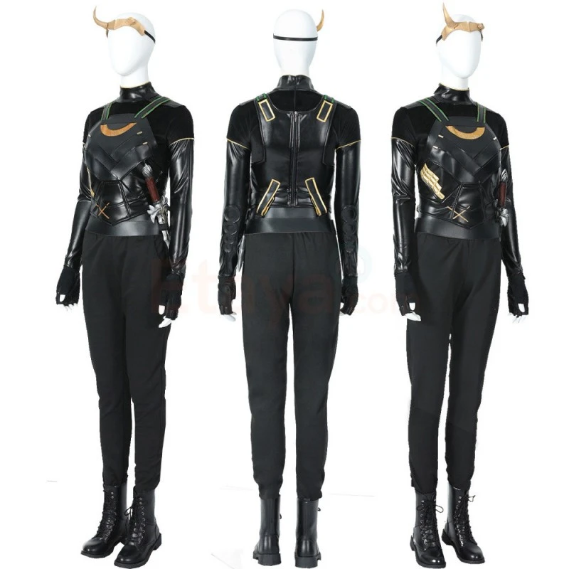 Lady Loki Costume 2021 Female Loki Sylvie Lushton Cosplay Suit Top Level 4 Lady Loki Costume 2021 Female Loki Sylvie Lushton Cosplay Suit Top Level - Image 4