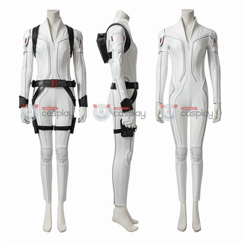Ready To Ship Black Widow Costumes Natasha Romanoff Cosplay Costume White 2 Ready To Ship Black Widow Costumes Natasha Romanoff Cosplay Costume White - Image 2