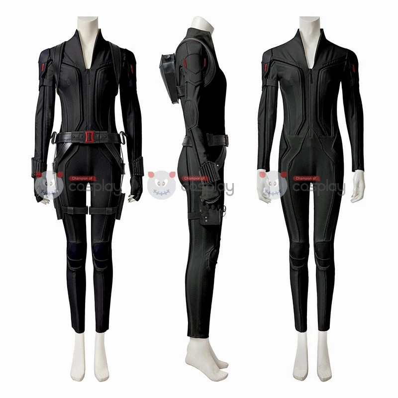 Ready To Ship Black Widow Costumes Natasha Romanoff Cosplay Costume Black 2 Ready To Ship Black Widow Costumes Natasha Romanoff Cosplay Costume Black - Image 2