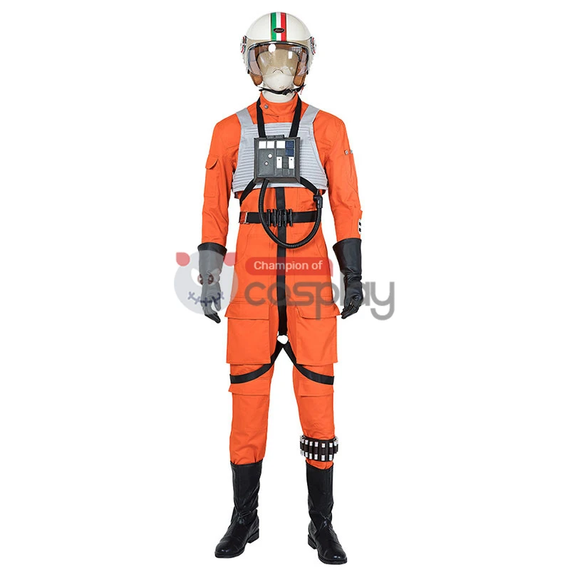 Star Wars Costumes Luke Skywalker X-Wing Pilot Fighter Cosplay Costume 2 Star Wars Costumes Luke Skywalker X-Wing Pilot Fighter Cosplay Costume - Image 2