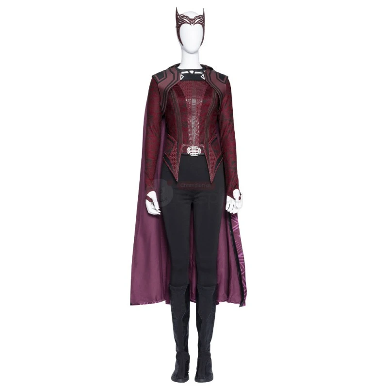Doctor Strange In The Multiverse Of Madness Scarlet Witch Cosplay Costumes 2 Doctor Strange In The Multiverse Of Madness Scarlet Witch Cosplay Costumes - Image 2
