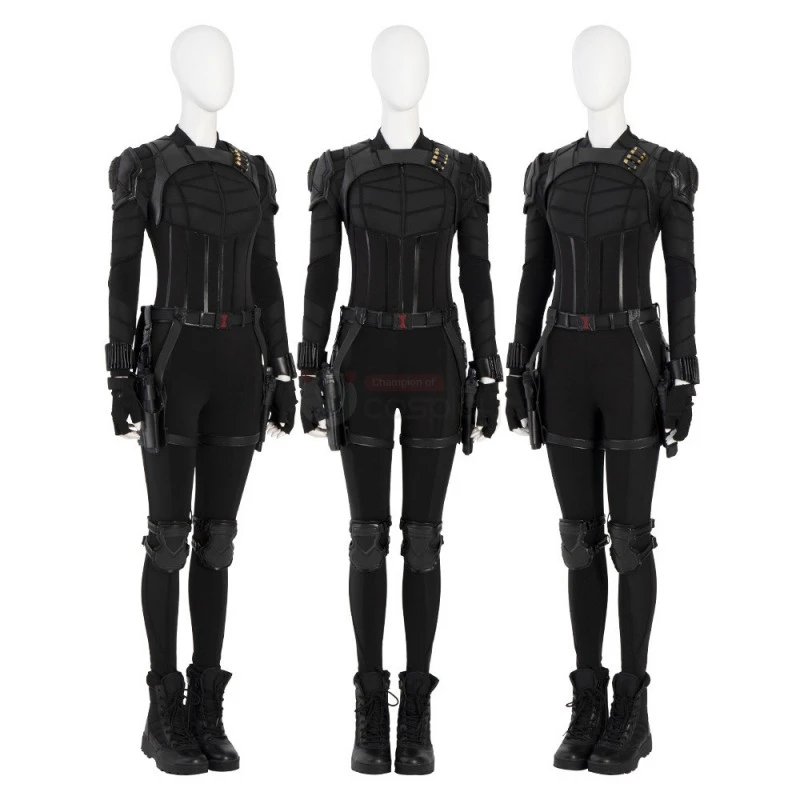 Yelena Belova Black Costume New Black Widow Cosplay Suit 2 Yelena Belova Black Costume New Black Widow Cosplay Suit - Image 2