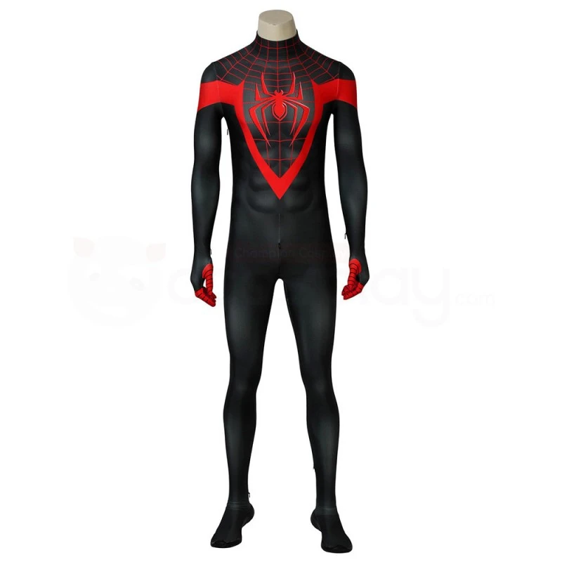 Ultimate Spider-Man Cosplay Costume Miles Morales Jumpsuit 2 Ultimate Spider-Man Cosplay Costume Miles Morales Jumpsuit - Image 2