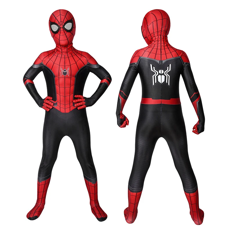 Kids Spider Man Costumes Peter Parker Spider-Man Far From Home Cosplay Costumes 1 Kids Spider Man Costumes Peter Parker Spider-Man Far From Home Cosplay Costumes
