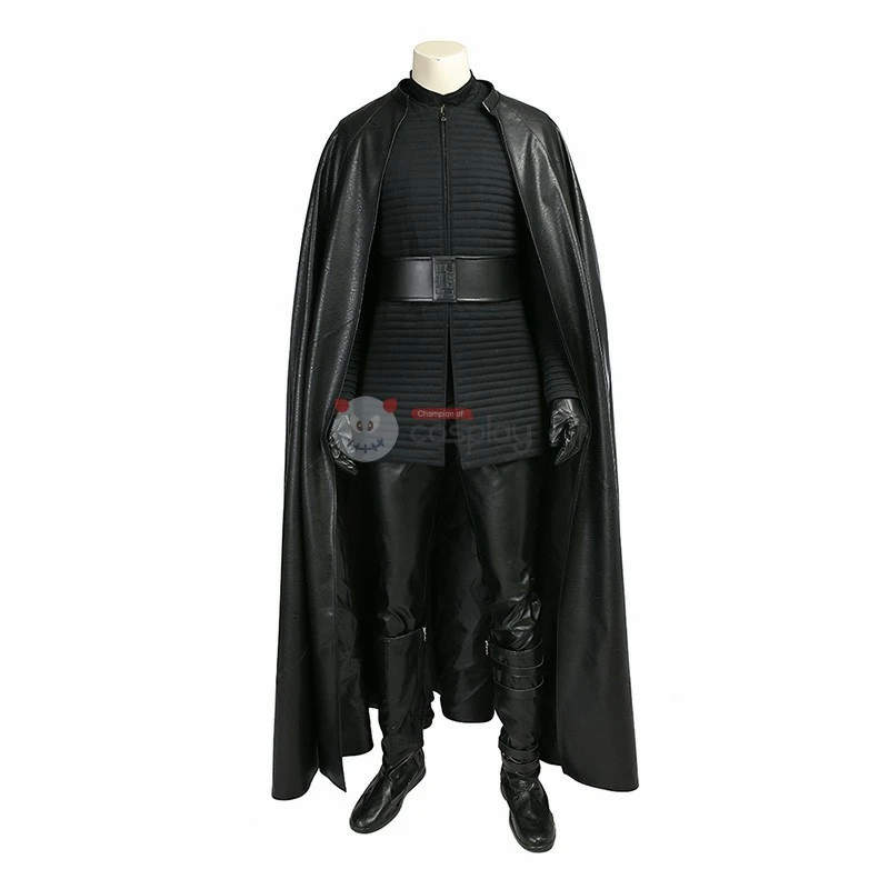 Star Wars 8 The Last Jedi Kylo Ren Costume Cosplay Deluxe Version Suit 2 Star Wars 8 The Last Jedi Kylo Ren Costume Cosplay Deluxe Version Suit - Image 2