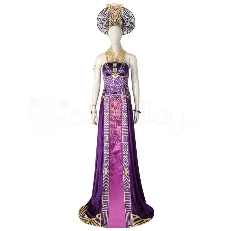 Black Panther Wakanda Forever Ramonda Cosplay Costumes 2 Black Panther Wakanda Forever Ramonda Cosplay Costumes - Image 2
