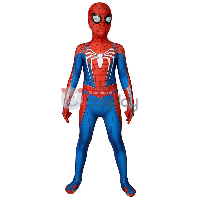 Kids Spiderman Jumpsuit Marvel Spider Man PS4 Cosplay Costume 2 Kids Spiderman Jumpsuit Marvel Spider Man PS4 Cosplay Costume - Image 2