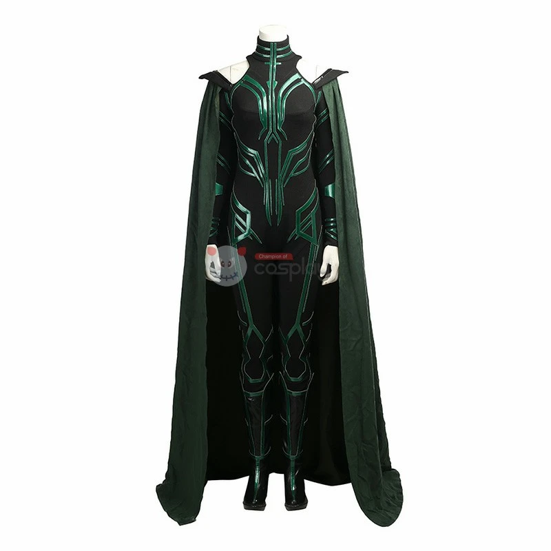 Thor Ragnarok Cosplay Costume Top Level Hela Costume Black Version 2 Thor Ragnarok Cosplay Costume Top Level Hela Costume Black Version - Image 2