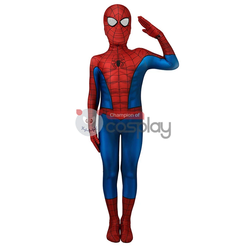 Kids Spider-Man Jumpsuit Spiderman Classic Ultimate Cosplay Costume 2 Kids Spider-Man Jumpsuit Spiderman Classic Ultimate Cosplay Costume - Image 2