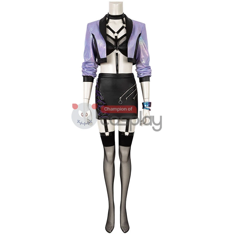 League Of Legends LOL 2020 S10 KDA All Out Evelynn Cosplay Costume 2 League Of Legends LOL 2020 S10 KDA All Out Evelynn Cosplay Costume - Image 2