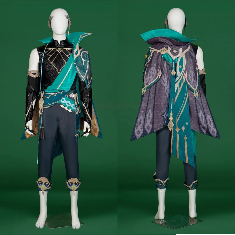 Genshin Impact Alhaitham Cosplay Costumes 2 Genshin Impact Alhaitham Cosplay Costumes - Image 2