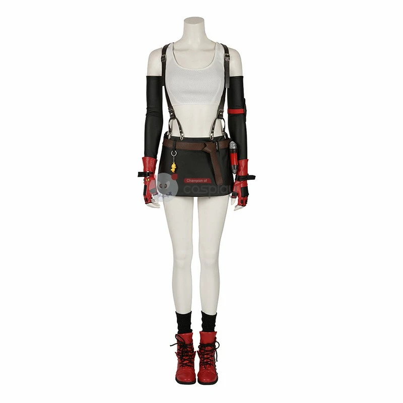 Tifa Costume Final Fantasy VII Remake Cosplay Costume 2 Tifa Costume Final Fantasy VII Remake Cosplay Costume - Image 2