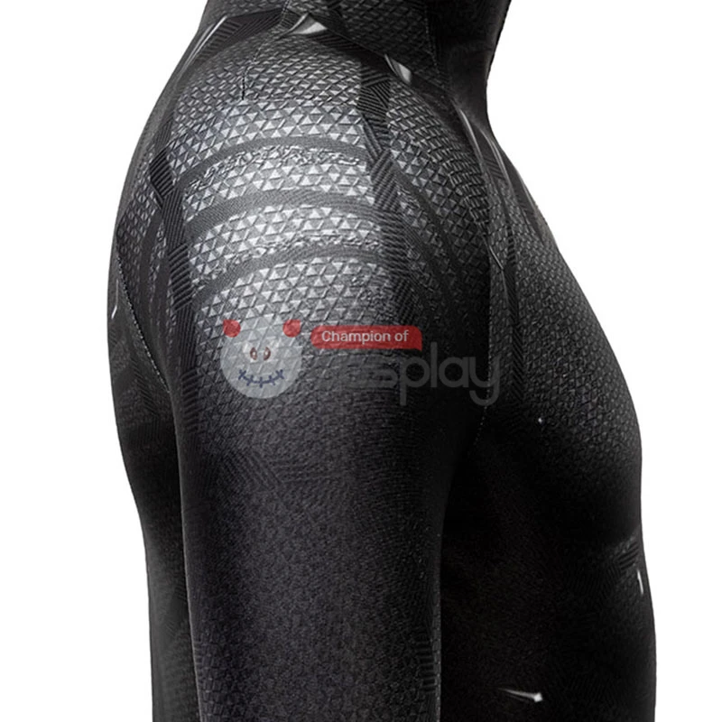 Black Panther Cosplay Costume T'Challa Jumpsuit For Kids 11 Black Panther Cosplay Costume T'Challa Jumpsuit For Kids - Image 11