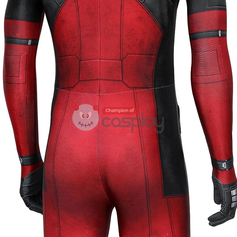 Deadpool Wade Wilson Jumpsuit Cosplay Costume 10 Deadpool Wade Wilson Jumpsuit Cosplay Costume - Image 10