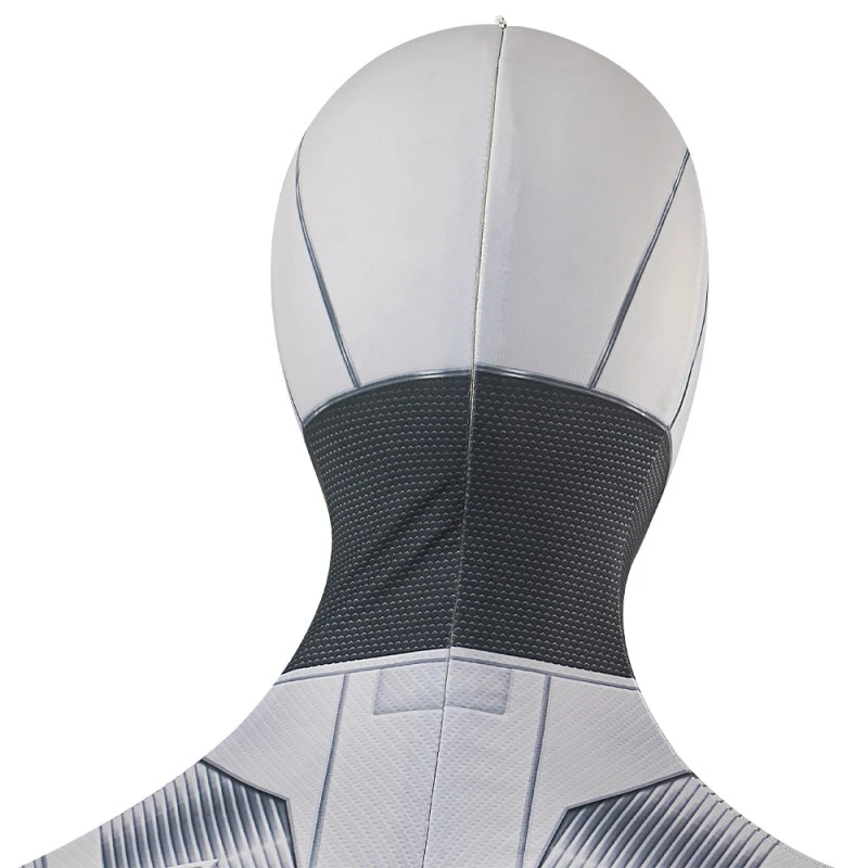 2023 Spiderman PS4 White Armor Jumpsuit Cosplay Costume 14 2023 Spiderman PS4 White Armor Jumpsuit Cosplay Costume - Image 14