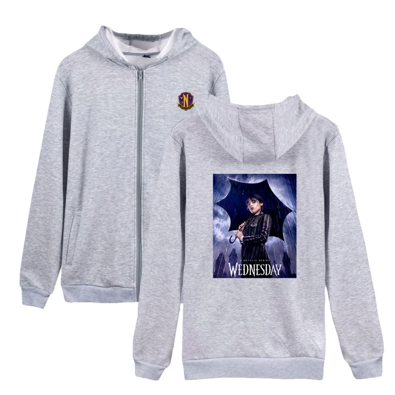 The Addams Family Swearshirts Addams Wednesday Print Hoodies Unisex 10 The Addams Family Swearshirts Addams Wednesday Print Hoodies Unisex - Image 10